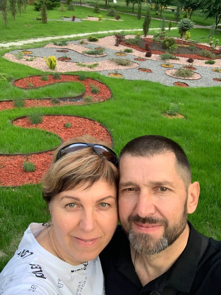 Авдєєв з дружиною