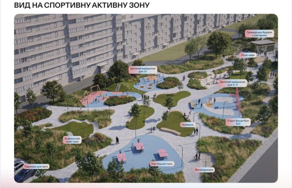 проєкт простору в Олесандрії на місці ринку