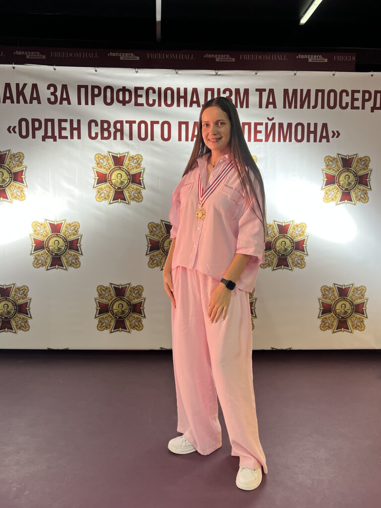 Парамедикиня Центру екстреної медичної допомоги та медицини катастроф у Кіровоградській області Марина Гаряча
