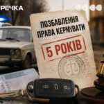 водію вирок кермування без прав